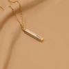 Double Name Extending Bar Necklace Product Image