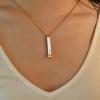 Double Name Extending Bar Necklace Product Image