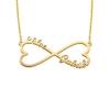 DOUBLE HEART NAME PENDANT Product Image