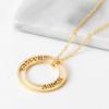 DOUBLE CIRCLE NAME PENDANT Product Image