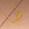 Cursive Curved Name Necklace Product Image