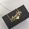 Bottom Heart Name Necklace Product Image