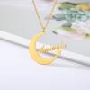 Moon and Star Name Pendant Product Image