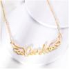 Flying Angel Wings Name Necklace Product Image