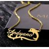 Dolphin Design Name Necklace Product Image