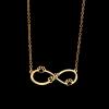 Infinity Panda Footprint Name Necklace Product Image