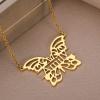 Butterfly Design Name Necklace Product Image