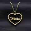 Name Between the Heart Necklace Product Image