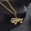 Lion Name Necklace Product Image