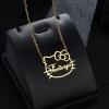 kitty Face Name Necklace Product Image