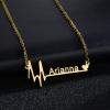 Heartbeat Name Necklace Product Image