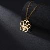 Panda Footprint Name Necklace Product Image