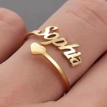 Heart Name Ring Product Image