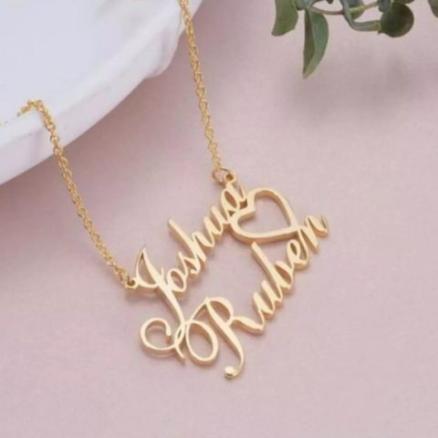 SIMPLE RUNNING LETTER DESIGN PENDANT Product Image