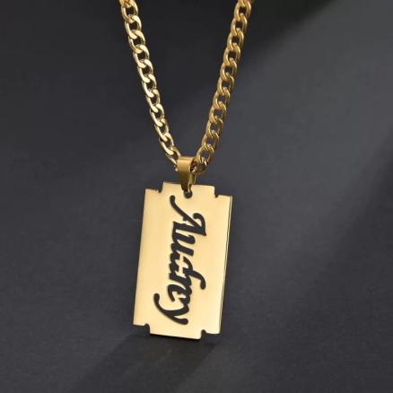 Blade Design Name Pendant Product Image